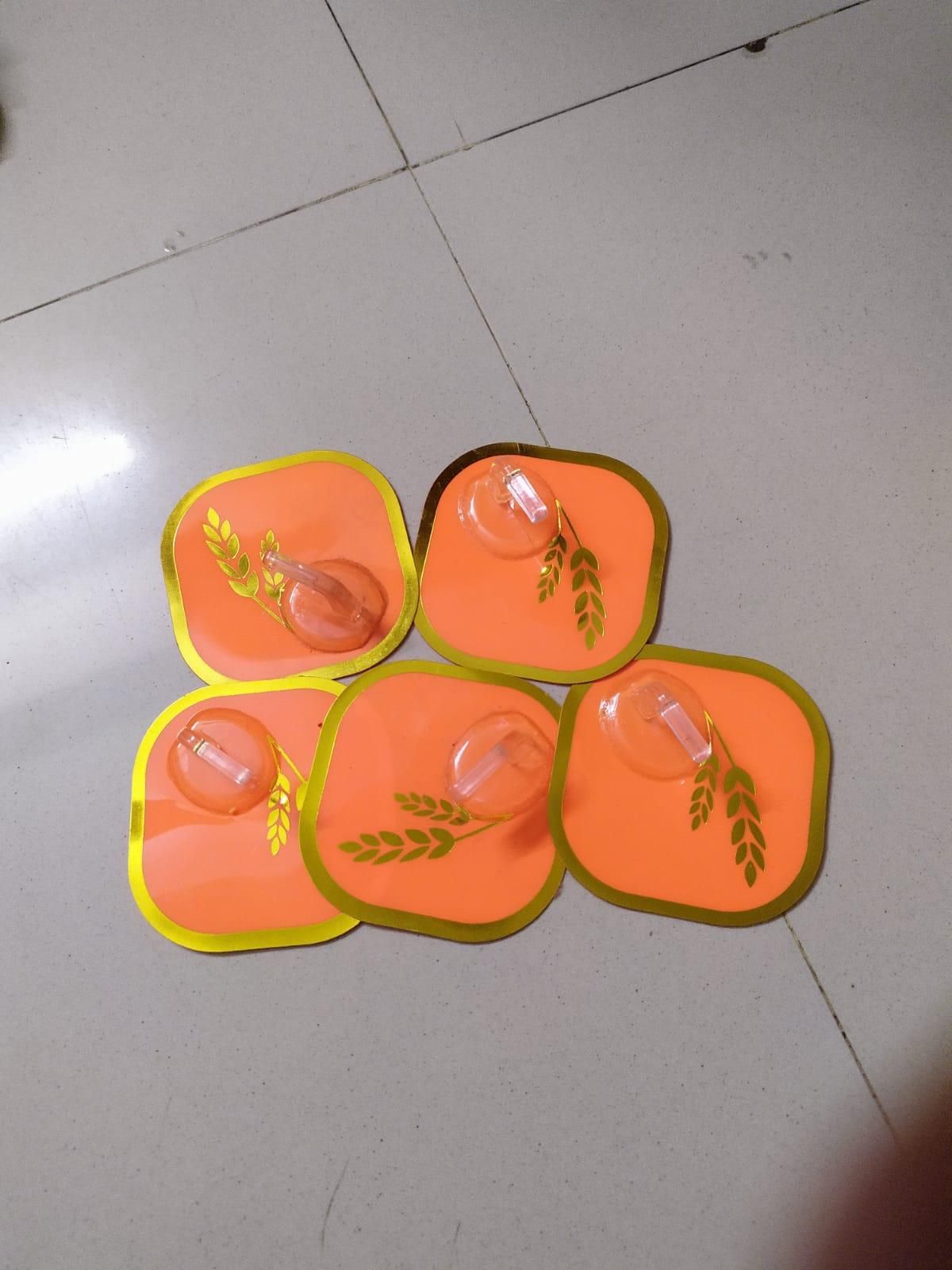 Multifunctional Diamond Stick Wall Hook (Pack of 5)