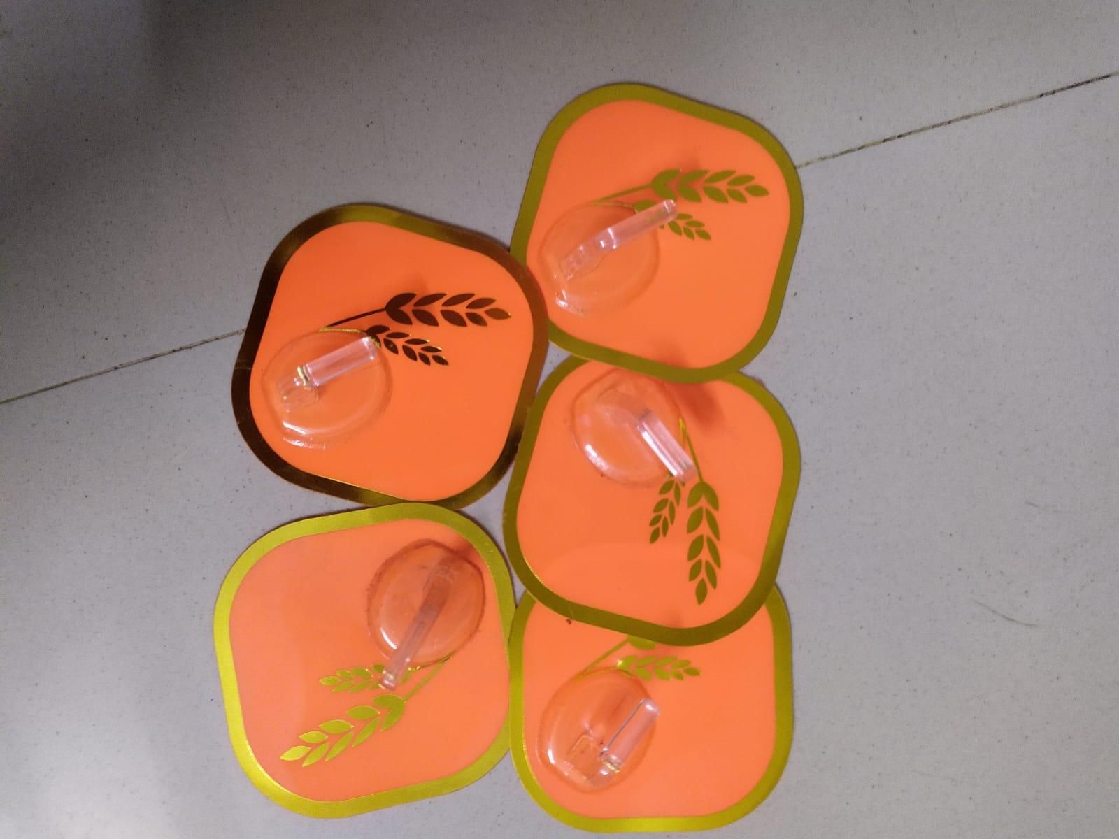 Multifunctional Diamond Stick Wall Hook (Pack of 5)